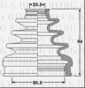 BORG & BECK BCB6219 Bellow, driveshaft